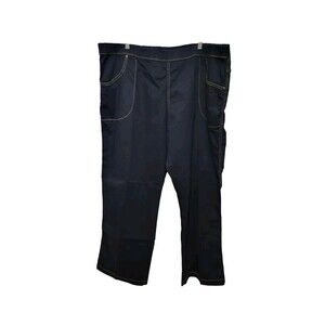 JMS Denim Jeans Women 4X 48x30 Blue Spandex Stretch Pocket Dark Wash NWOT